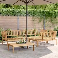 Set Divano Pallet da Giardino 4 pz in Legno Massello di Acacia 3209308