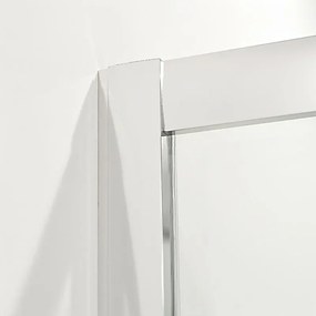 Porta doccia nicchia scorrevole 140 cm Icon con vetro serigrafato