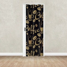 Porta a soffietto Digitale Coffee in pvc multicolore L 89.5 x H 214 cm