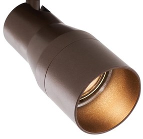 Faretto da soffitto moderno bronzo scuro GU10 Ø50mm - Stanley