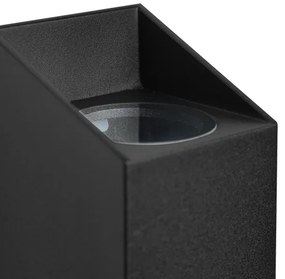 Nordlux - Applique da esterno NICO 2xGU10/35W/230V IP54 nero