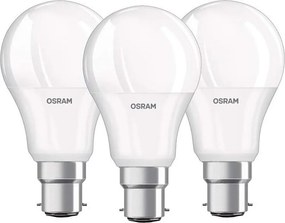 SET 3x Lampadina LED B22d/8,5W/230V 4000K - Osram