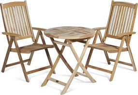 Sedie da giardino in legno di teak Java - Garden Pleasure