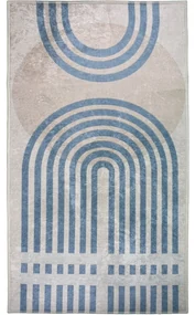 Tappeto blu/grigio 230x160 cm - Vitaus