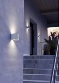 Eglo 901843 - Applique da esterno a LED CALPINO 2xLED/2,8W/230V IP54 bianco
