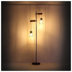 Globo 15326-2SN - Lampada da terra MINA 2xE27/40W/230V