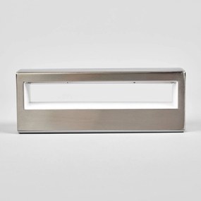 Lindby Patrica - applique LED da esterni in acciaio inox