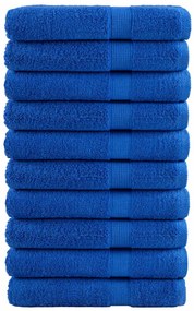 Asciugamani Da Bagno Solund 10 Pz Blu 100x200cm 600gsm /