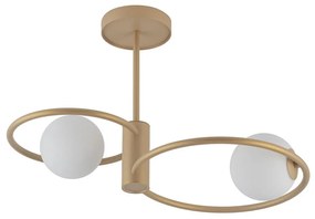 Lampadario a sospensione con supporto rigido AQUA 2xG9/12W/230V oro