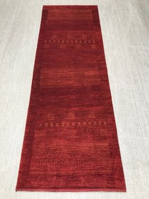 Gashguli Tappeto 240x80 Rosso (Iran) Annodato A Mano