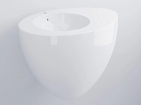 Cielo Le Giare lavabo sospeso 70x56 monoforo con troppopieno in ceramica bianco lucido