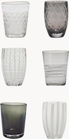 Set di 6 bicchieri fatti a mano Melting Pot