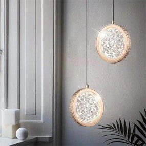 Lampadario a Sospensione in Cristallo LED G089-1CP Złota