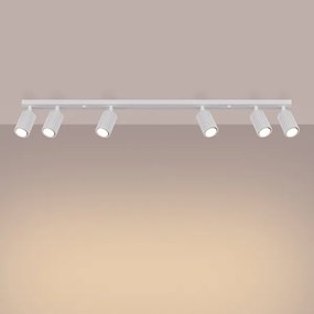 Sollux SL.1547 - Faretto KARBON 6xGU10/10W/230V bianco