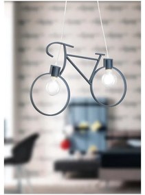 Lampadario Pop Lampadario Pop Bike nero  2x E27 nero paralume nero 2x E27