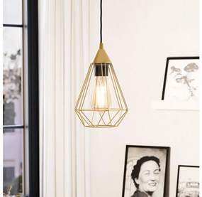 Eglo 43681 - Lampadario su corda TARBES 1xE27/60W/230V d. 17,5 cm