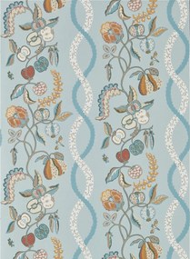 Sanderson Carta da parati Kitchen Garden - Mineral & Gooseberry