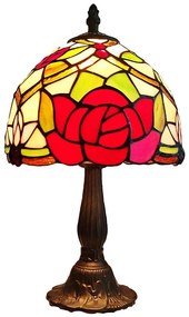 Brilagi - Lampada da tavolo Tiffany in vetro colorato GARLAN 1xE14/40W/230V