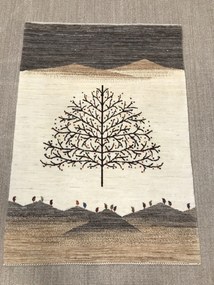 Loribaft Tappeto 140 x 100 Beige (Iran) Annodato A Mano