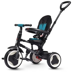 QPlay - Triciclo per bambini 3in1 RITO EVO turchese