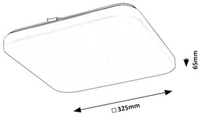 Rabalux 75014-LED Plafoniera VENDEL con sensore LED/20W/230V 4000K 32x32cm