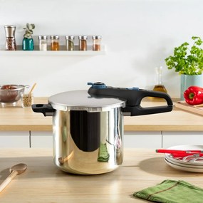 Pentola a pressione in acciaio inox da 8 l Secure Trendy - Tefal