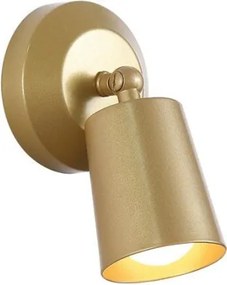 Searchlight 23340GO - Applique da parete LED ricaricabile e dimmerabile CONE LED/1,5W/5V, dorata