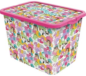 Contenitore di plastica per bambini 40x29x27 cm Stor - SQUISHMALLOWS