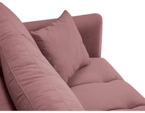 Divano in velluto rosa Octave - Interieurs 86