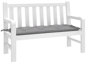 Cuscino Per Panca Grigio 120x50x7 Cm İn Tessuto Oxford /