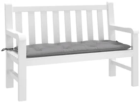 Cuscino Per Panca Grigio 120x50x7 Cm İn Tessuto Oxford /