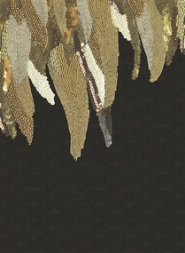 Eijffinger Carta da parati panoramica Fancy Feather - Black Up