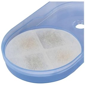 Fontana d'acqua per animali domestici 2,6 l/5V grigio