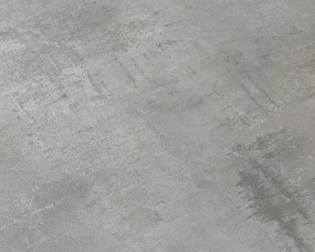Tavolo CINQUALE in legno, finitura grigio cemento con gambe in metallo antracite, allungabile 160×90 cm – 240×90 cm
