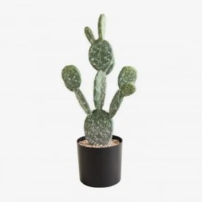 Cactus Opuntia Artificiale 45 cm ↑45 cm - Sklum