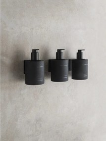 Dispenser per sapone da parete neri in vetro 3 pz 350 ml Kirei – Blomus