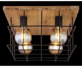 Globo 15530-4D - Plafoniera MERRIL 4xE27/60W/230V