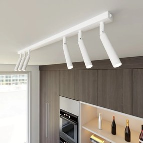 Lampadario Orientabile da soffitto IVI 6 White Colore del corpo Bianco