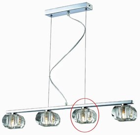 Azzardo - Vetro di ricambio per lampadario RUBIC