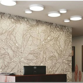 Plafoniera LED KLIO Ø 21 cm bianco IP20 bianco naturale INTEC
