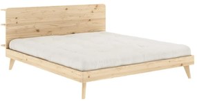 Letto matrimoniale in legno di pino con griglia 160x200 cm Retreat - Karup Design