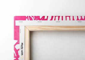 Quadro su tela – Mandala acquerello rosa