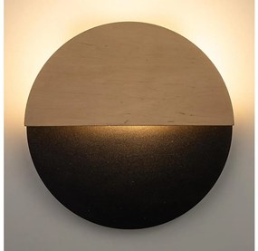 Applique a LED LUNA LED/7W/230V diametro 26 cm nero/beige