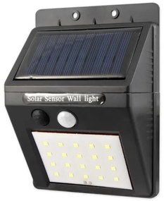 Applique solare a LED con sensore e pannello esterno LED/0,55W/3,7V IP44