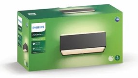 Philips 16487/93/P0 - Applique da esterno MYGARDEN STRATOSPHERE 2xLED/4,5W IP44