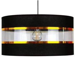 Lampadario a sospensione con filo LIND 1xE27/60W/230V nero