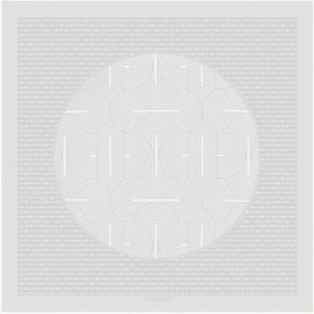 Tovaglia jacquard Le Cercle Blanc