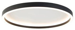 Plafoniera di design nera con LED incluso - Daniela