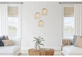 Globo 15965-3HR - Lampadario sospeso a cavo DICHTI 3xE27/40W/230V