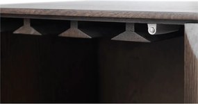 Mobile marrone scuro 90x130 cm Latina - Unique Furniture